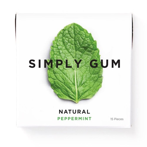 Simply Gum Natural Chewing Gum Peppermint