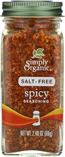 Simply Organic Salt-Free Seasoning Blend - Certified Organic Spicy