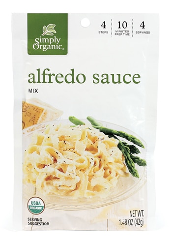 Simply Organic Seasoning Mix Alfredo Sauce