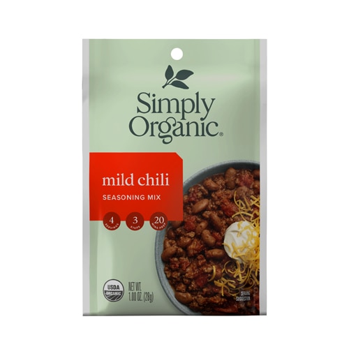 Simply Organic Seasoning Mix Mild Chili