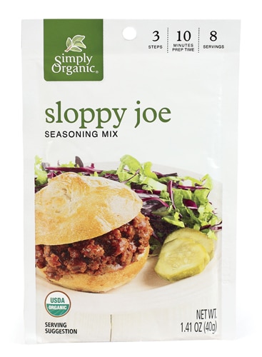 Simply Organic Seasoning Mix Sloppy Joe