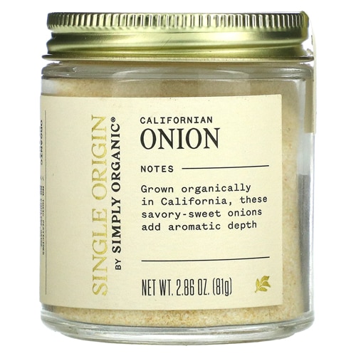 Simply Organic Single Origin Californian Onion - Certified Organic