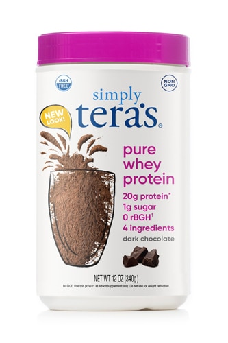 Simply Tera's rBGH Free Whey Protein Dark Chocolate Cocoa