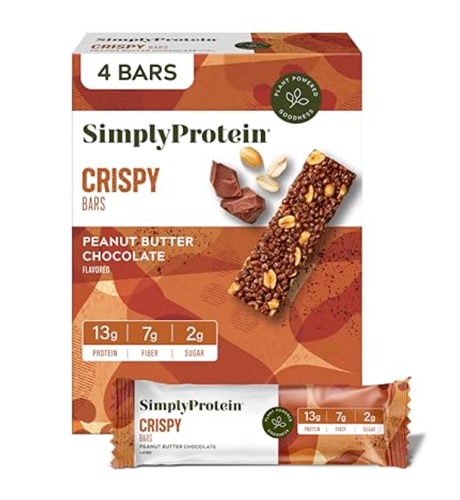 SimplyProtein Crispy Protein Bar Peanut Butter Chocolate