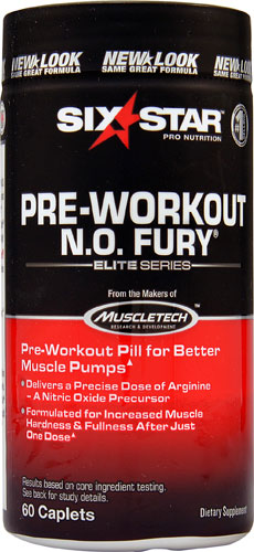 Six Star Pro Nutrition Pre-Workout N.O. Fury Elite Series