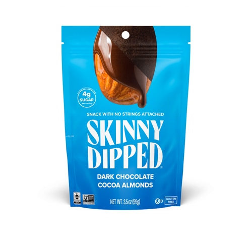 SkinnyDipped Almonds Dark Chocolate Cocoa