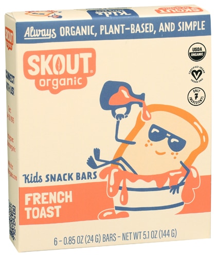 Skout Organic Kids Snack Bars French Toast