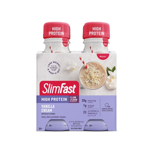 SlimFast High Protein Meal Replacement Shakes Vanilla Cream