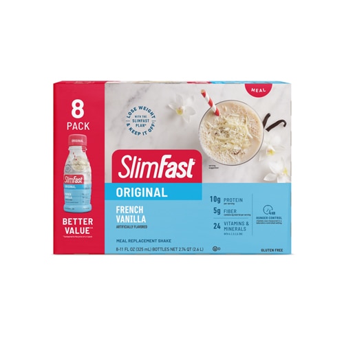 SlimFast Original Meal Replacement Shakes French Vanilla