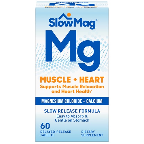 Slow Mag Mg Muscle + Heart Magnesium Chloride + Calcium