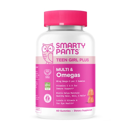 SmartyPants Teen Girl Plus Multi & Omegas Gummies