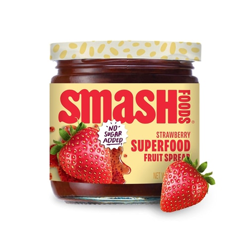 Smash Foods Vegan Superfood Keto Chia Jam Strawberry