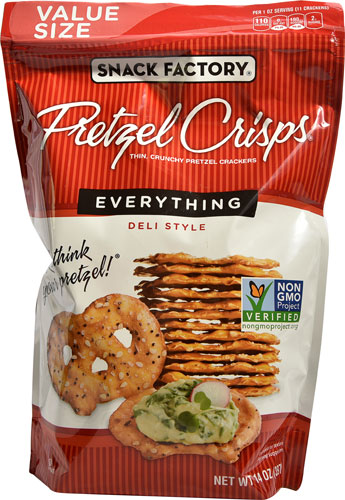 Snack Factory Pretzel Crisps Deli Style Everything