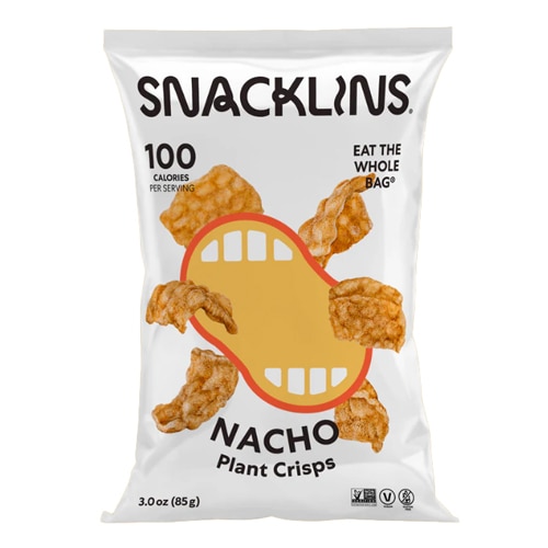 Snacklins Plant Crisps Non-GMO Vegan Gluten Free Nacho