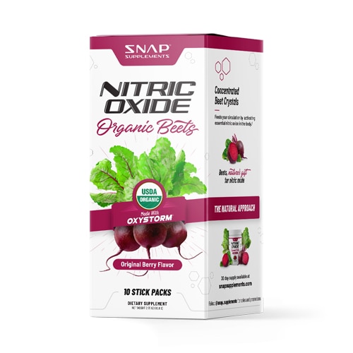 Snap Supplements Nitric Oxide Organic Beets