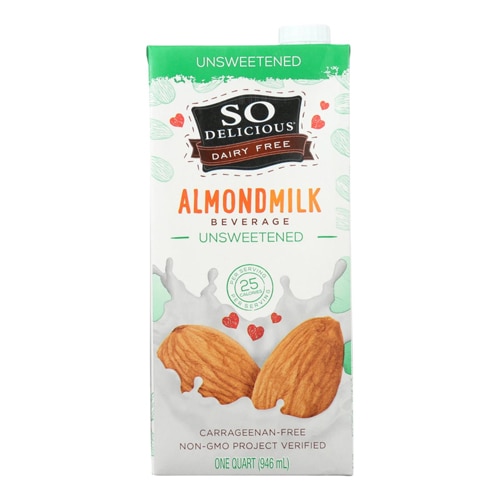 So Delicious Dairy Free Almond Milk Unsweetened