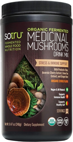 SoTru Organic Fermented Medicinal Mushroom Drink Mix