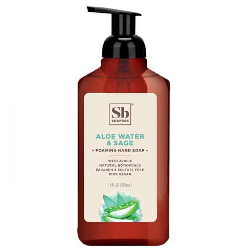 SoapBox Foaming Hand Soap Aloe Water & Sage