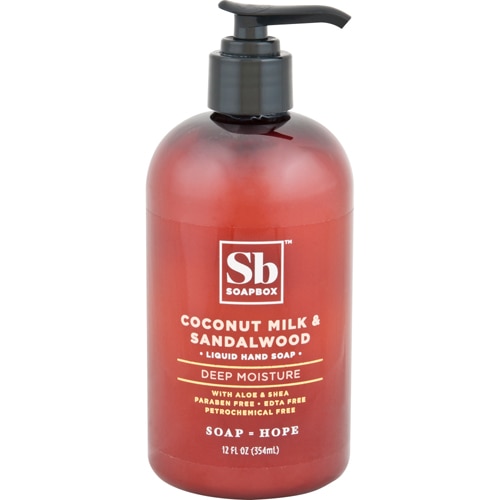 SoapBox Liquid Hand Soap Deep Moisture - Coconut Milk & Sandalwood