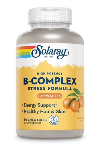 Solaray B-Complex Chewable Natural Orange