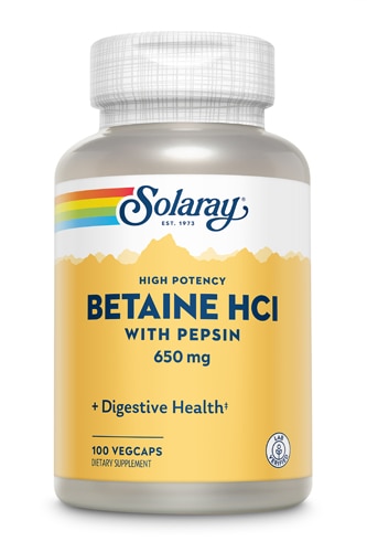 Solaray Betaine HCI with Pepsin