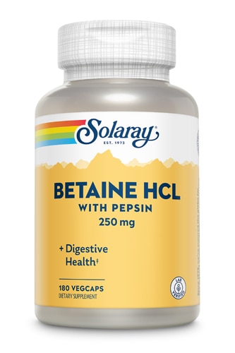 Solaray Betaine HCL with Pepsin