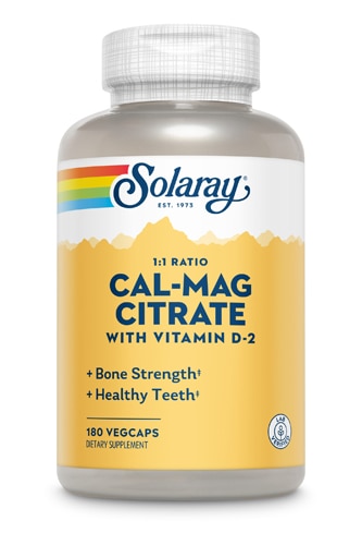 Solaray Cal-Mag Citrate with Vitamin D2