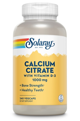 Solaray Calcium Citrate with Vitamin D-3