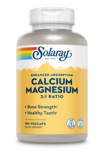 Solaray Calcium and Magnesium 2:1 Ratio