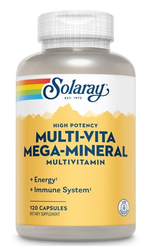 Solaray High Potency Multi-Vita Mega-Mineral Multivitamin