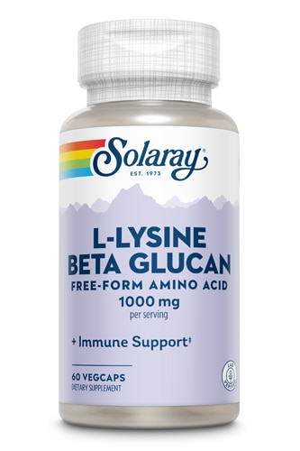 Solaray L-Lysine Beta Glucan