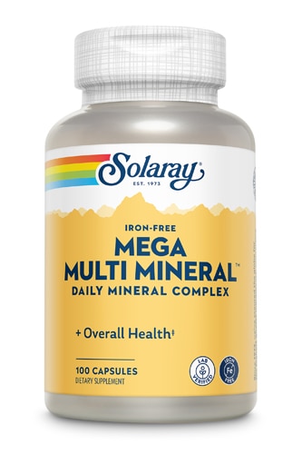 Solaray Mega Multi Mineral™ Iron Free