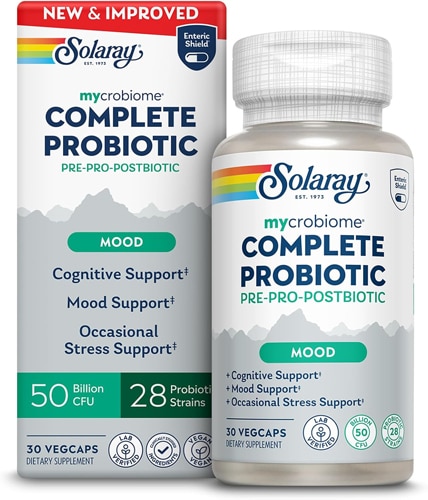 Solaray Mycrobiome Complete Probiotic Mood