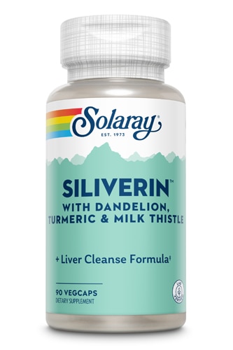 Solaray Siliverin™ with Dandelion Turmeric & Milk Thistle