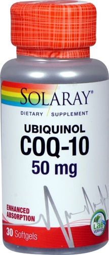 Solaray Ubiquinol COQ-10 Dietary Supplement