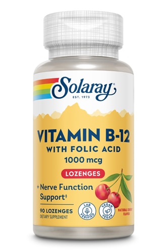 Solaray Vitamin B-12 Cherry