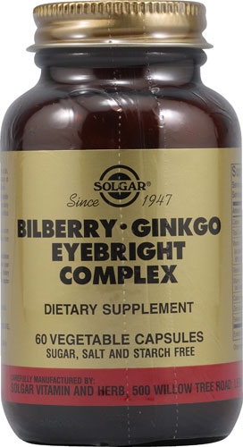 Solgar Bilberry-Ginkgo Eyebright Complex