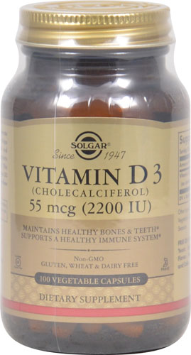 Solgar Vitamin D3 Cholecalciferol