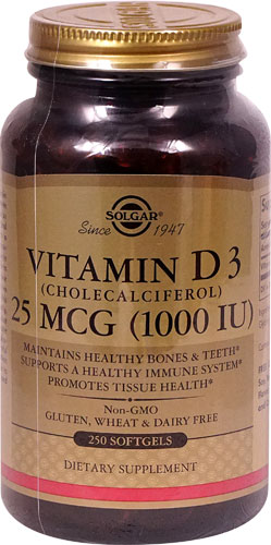 Solgar Vitamin D3 Cholecalciferol