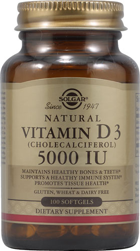 Solgar Vitamin D3 Cholecalciferol