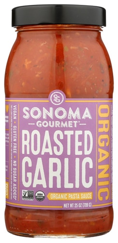 Sonoma Gourmet Organic Pasta Sauce Roasted Garlic