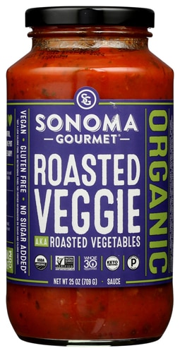 Sonoma Gourmet Organic Pasta Sauce Roasted Veggie