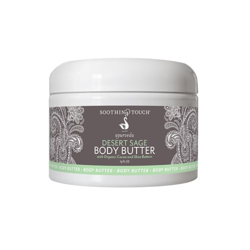 Soothing Touch Ayurveda Body Butter with Organic Cocoa and Shea Butter - Desert Sage