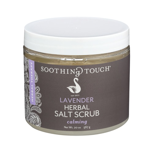 Soothing Touch Herbal Salt Scrub with Dead Sea Salt - Lavender