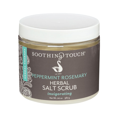 Soothing Touch Herbal Salt Scrub with Dead Sea Salt - Peppermint Rosemary