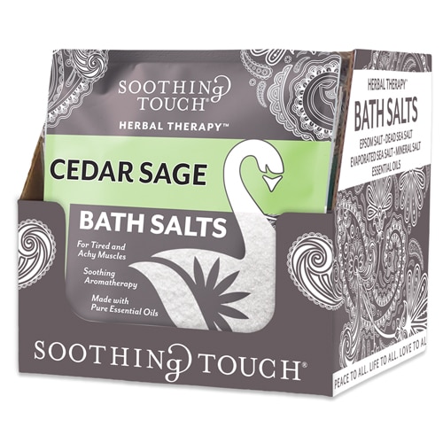 Soothing Touch Herbal Therapy Epsom Bath Salts - Cedar Sage