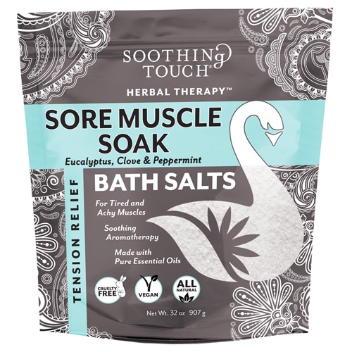 Soothing Touch Herbal Therapy Epsom Bath Salts - Sore Muscle Soak