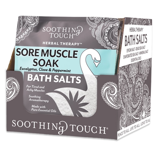 Soothing Touch Herbal Therapy Epsom Bath Salts - Sore Muscle Soak