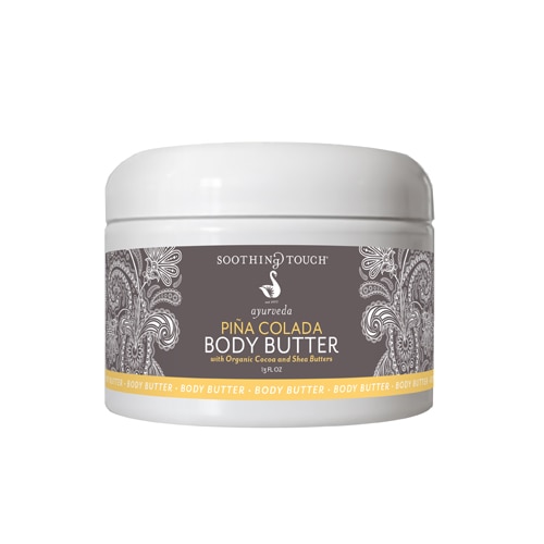 Soothing Touch Pina Colada Body Butter with Organic Cocoa and Shea Butters