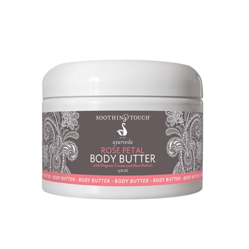 Soothing Touch Rose Petal Body Butter with Organic Cocoa and Shea Butters